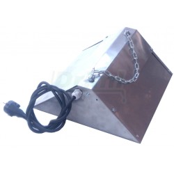 Tepelný zářič Z500N ,500 W, nerezový reflektor s keramickým tělesem