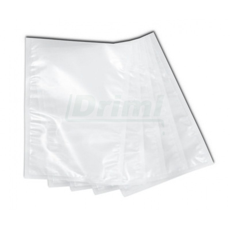 Vakuové sáčky 200x250mm, 100ks, hladké, pro komorové baličky, síla 80µ