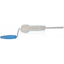 Kartáč na strukové nástavce, PP, modrý, pro skot