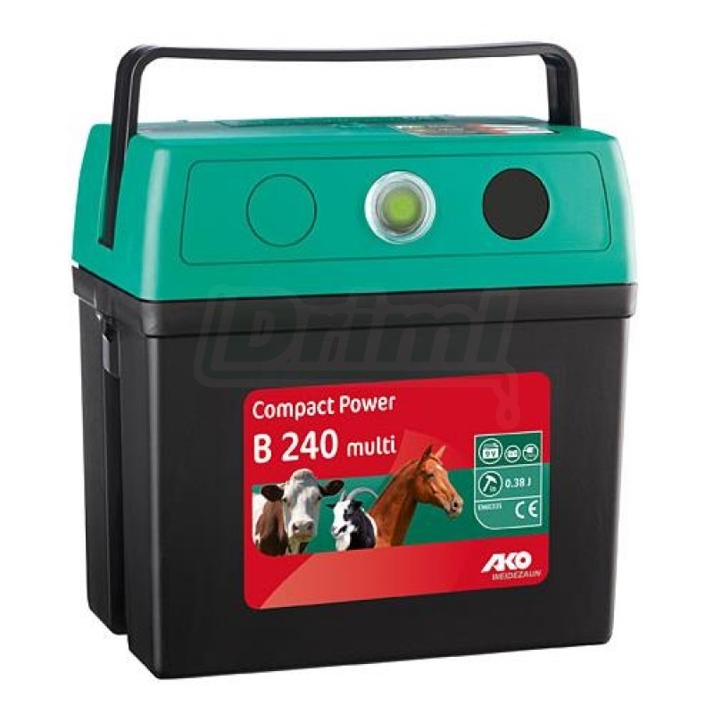 Zdroj pro elektrický ohradník AKO Compact Power B 260 multi, kombinovaný, 0,26 J