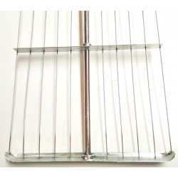 Profi sýrařská harfa ruční, nožovo strunová s dlouhým madlem, nerez AiSi 304