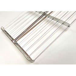 Profi sýrařská harfa ruční, nožovo strunová s dlouhým madlem, nerez AiSi 304