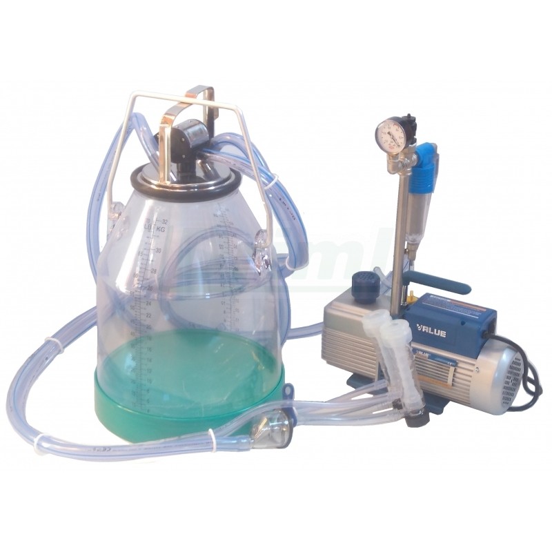 Přenosné konvové dojení DRIML PD 32 ASK pro kozy s plast. konví