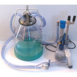 Přenosné konvové dojení DRIML PD 32 ASK pro kozy s plast. konví