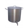 Nerezový hrnec 24l s madly, poklicí a vypouštěcím kohoutem  3/4