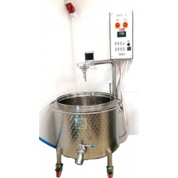 Šaržový paster - sýrařský kotel MSKD 110 Cooling do 90°C, 9 kW, s kompresorovým chlazením