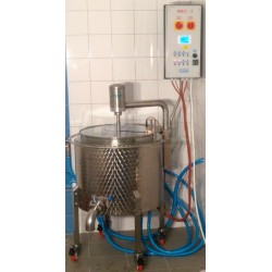 Šaržový paster - sýrařský kotel MSKD 70 do 90°C, 6 kW