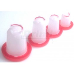 Napáječka 0,75 l s bajonetem červená