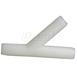 Rozdvojka - odbočka plastová bílá na mléčnou hadici