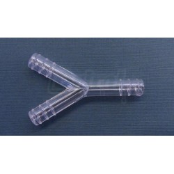 Rozdvojka transparentní  Y  na vzduchové hadice,   pro ovce, kozy