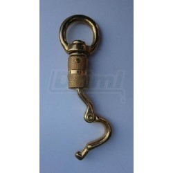 Karabina bezpečnostní bronzová, otočná