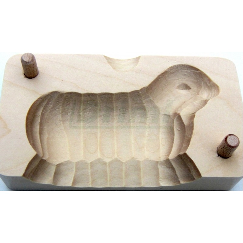 Dvoudílná forma na máslo nebo oštěpek - ovečka