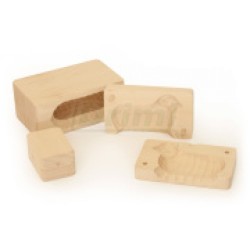 Dvoudílná forma na máslo nebo oštěpek - beránek velikost 1