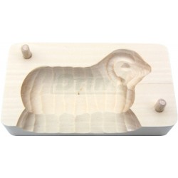 Dvoudílná forma na máslo nebo oštěpek - beránek velikost 2
