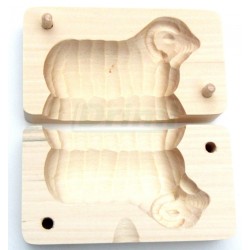 Dvoudílná forma na máslo nebo oštěpek - beránek velikost 2