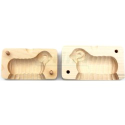 Dvoudílná forma na máslo nebo oštěpek - beránek velikost 2