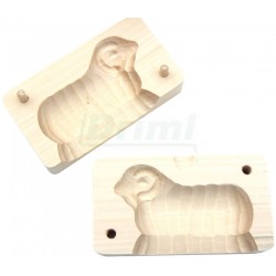 Dvoudílná forma na máslo nebo oštěpek - beránek velikost 2