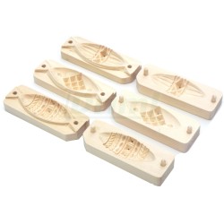 Dvoudílná forma na oštěpek, vzor 2