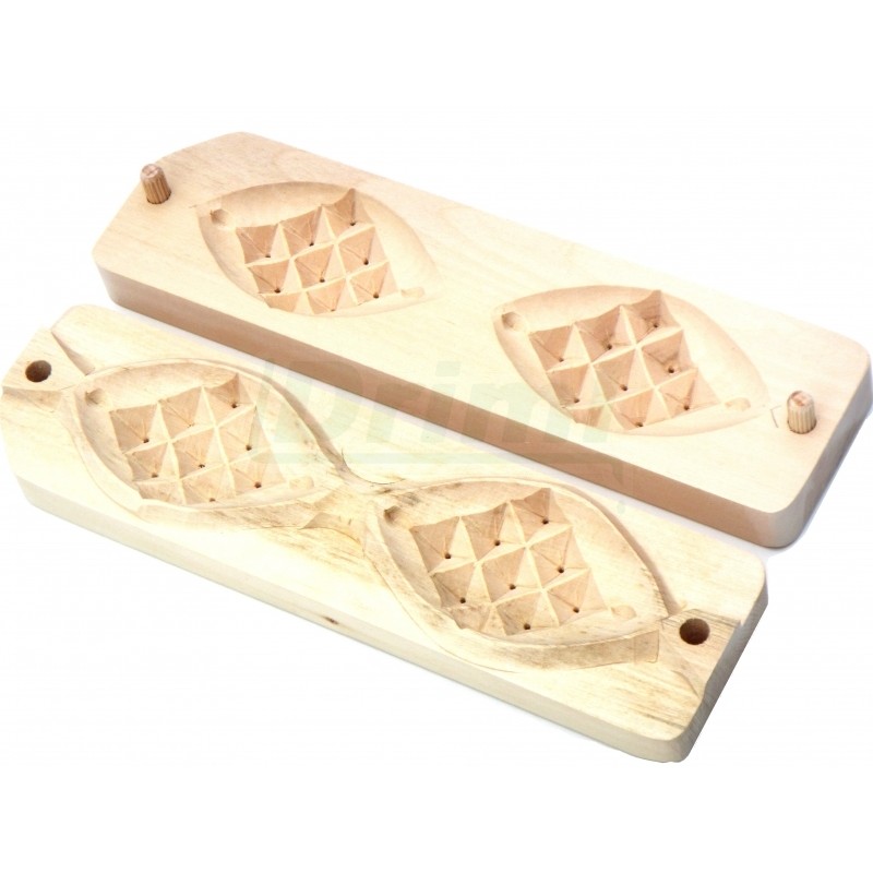 Dvoudílná forma na 2 oštěpky, vzor 2