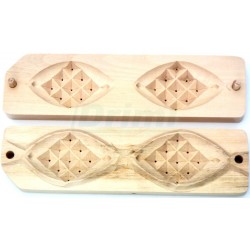 Dvoudílná forma na 2 oštěpky, vzor 2