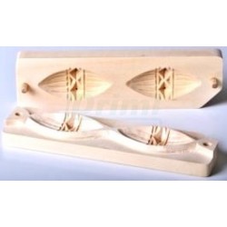 Dvoudílná forma na dva oštěpky, vzor 1