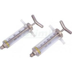 Injekční stříkačka nylon LL 10ml s kovovou rukojetí