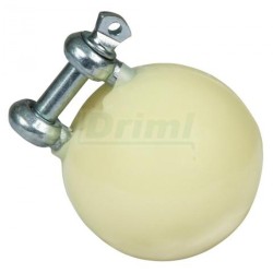 Antistresový míč plastový se závěsem 75mm