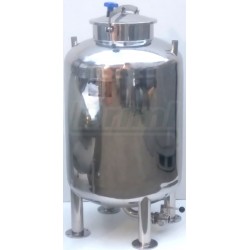 Nerezový tank 200l pro přepravu nebo skladování mléka, vody atd.