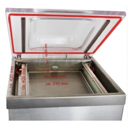 Dvoulištová komorová vakuová balička DZ-400T Stolní