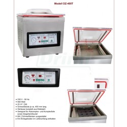 Dvoulištová komorová vakuová balička DZ-400T Stolní