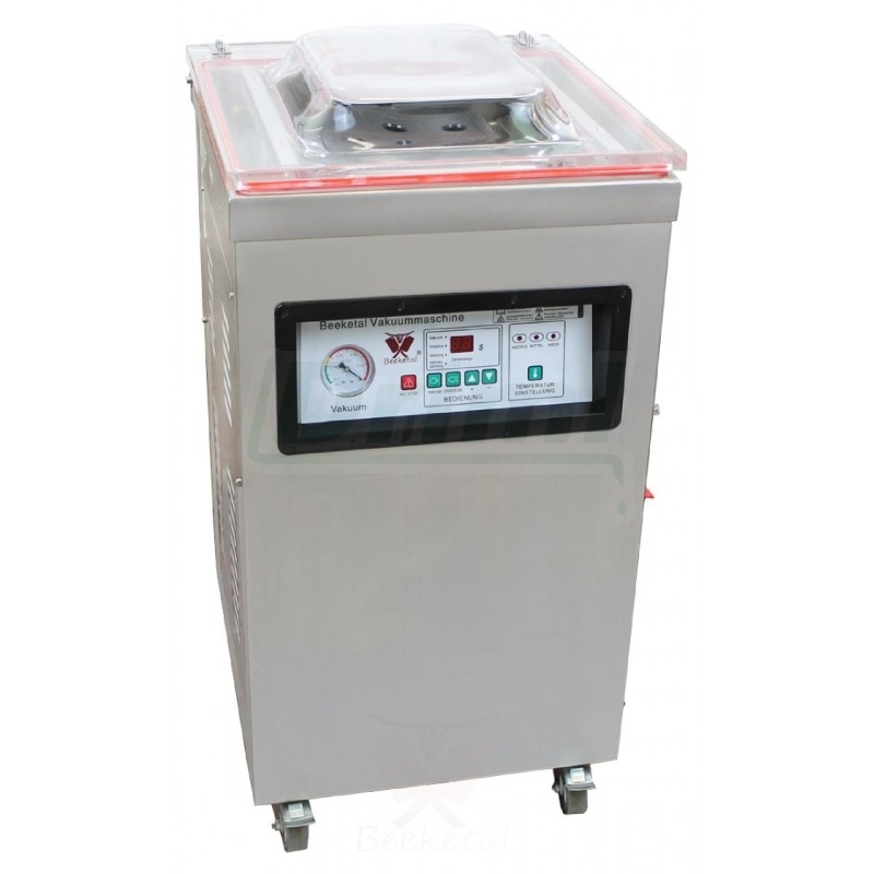 Dvoulištová komorová vakuová balička DZ-400F na pojízdném podstavci