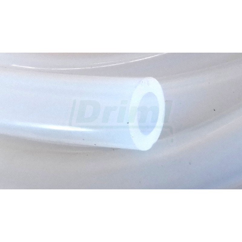 Silikonová hadice mléčná, podtlaková 14 x 25