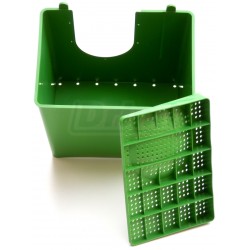 Kotiště závěsné, plastové s dvojitým dnem