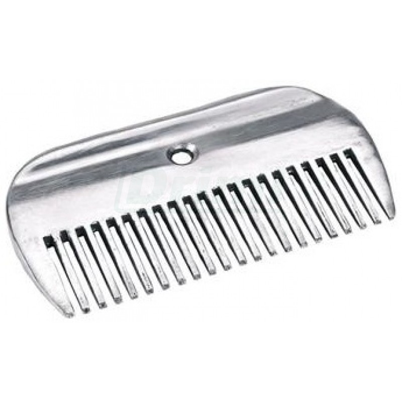 Hřeben na hřívu hliníkový s dírkou
