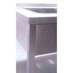 Dvojdřez 2 x 450 x 450 x 250mm se spodní policí