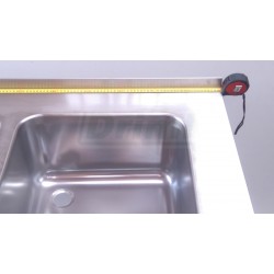 Dvojdřez 2 x 450 x 450 x 250mm se spodní policí