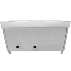 Dvojdřez 2 x 50 x 40 x 25 cm se skříní 160 x 60 x 85 cm