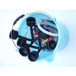 Mobilní proplachové zařízení 2 krávy / 4 kozy nebo pro 4 ovce s příslušnými konektory