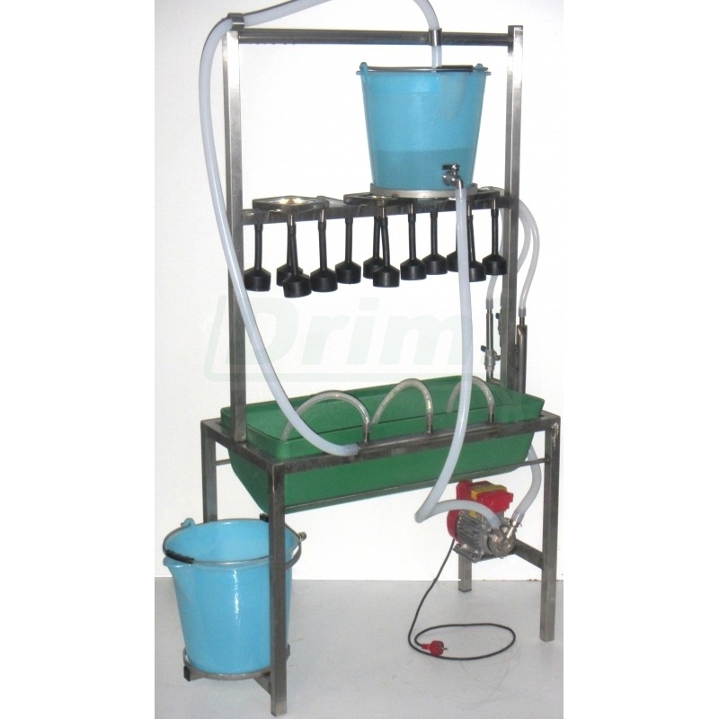 Proplachovací stolice PS-12 pro údržbu dojení