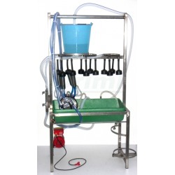 Proplachovací stolice PS-12 pro údržbu dojení