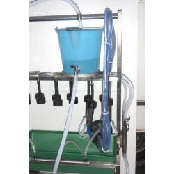 Proplachovací stolice PS-12 pro údržbu dojení