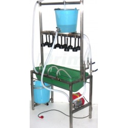 Proplachovací stolice PS-12 pro údržbu dojení