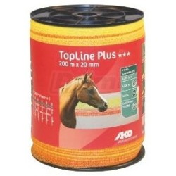 TopLine Plus páska 20 mm, oranžovo-žlutá