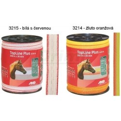 TopLine Plus páska 20 mm, návin 200m, bílo - červená