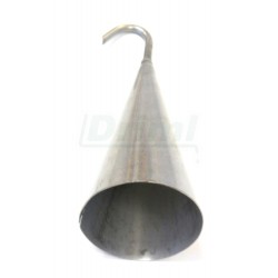 Řeznický zvonek s háčkem nerezový