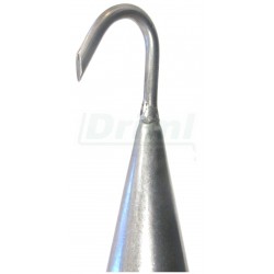 Řeznický zvonek s háčkem nerezový