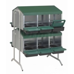 Snáškové hnízdo pro 12 nosnic