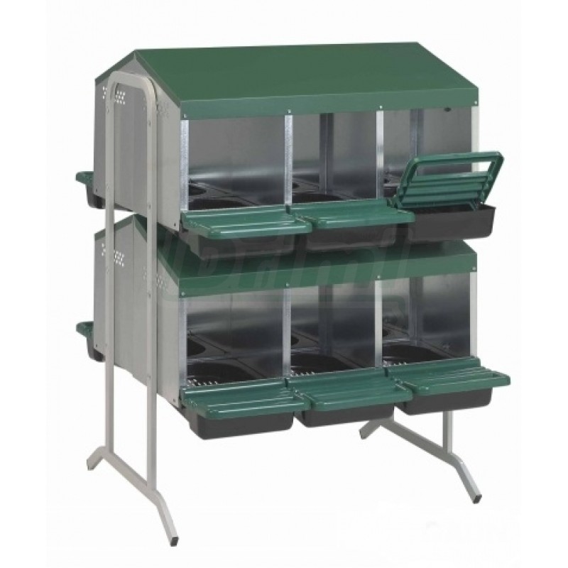 Snáškové hnízdo pro 12 nosnic