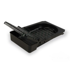 Plastový košík do kukaně se zásobníkem a víkem