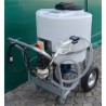 Vozík na mléko pro telata s plastovou nádobou 170 l, s mixérem a digitálním dávkovacím čerpadlem, bez pojezdu